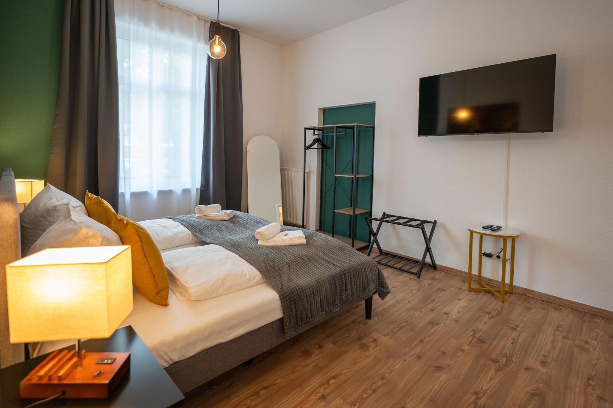 T21 - Apartment Direkt Im Zentrum Mit Parkplatz 开姆尼茨 外观 照片